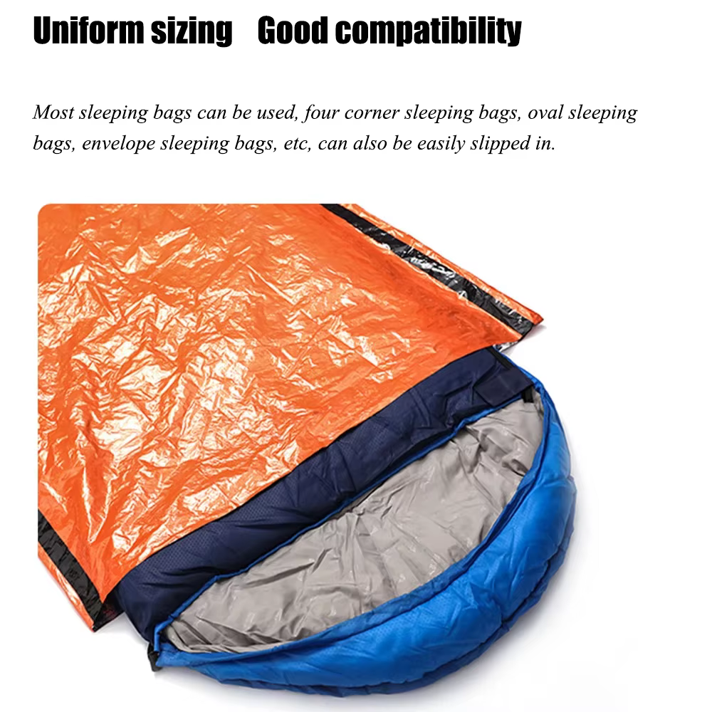 Sac de couchage de survie d'urgence Portable et étanche