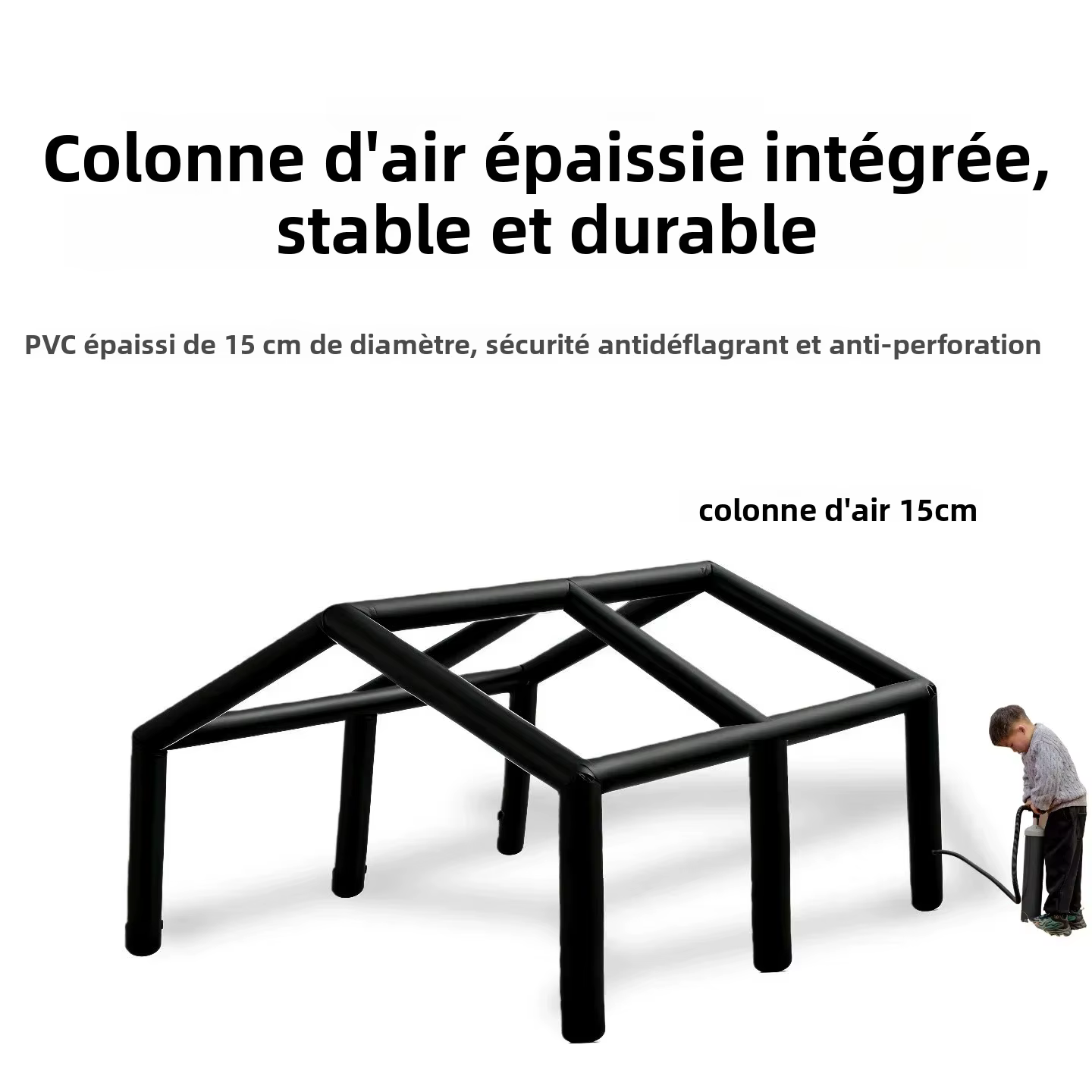 Tente gonflable grande taille Mountainhiker 13.6 ㎡