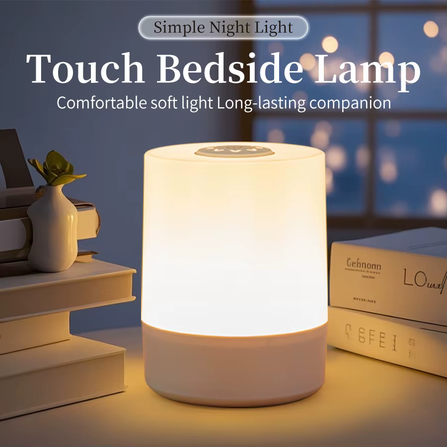 LED tactile lueur veilleuse télécommande synchronisation gradation chambre de bébé chambre éclairage lampe de Table décoration chevet lampe de couchage