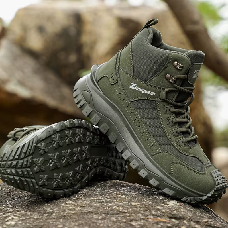Nouvelles bottes de randonnée sportives à tige haute pour l'automne, grandes tailles, confortables avec semelles épaisses, légères et décontractées, adaptées aux activités quotidiennes en plein air, à