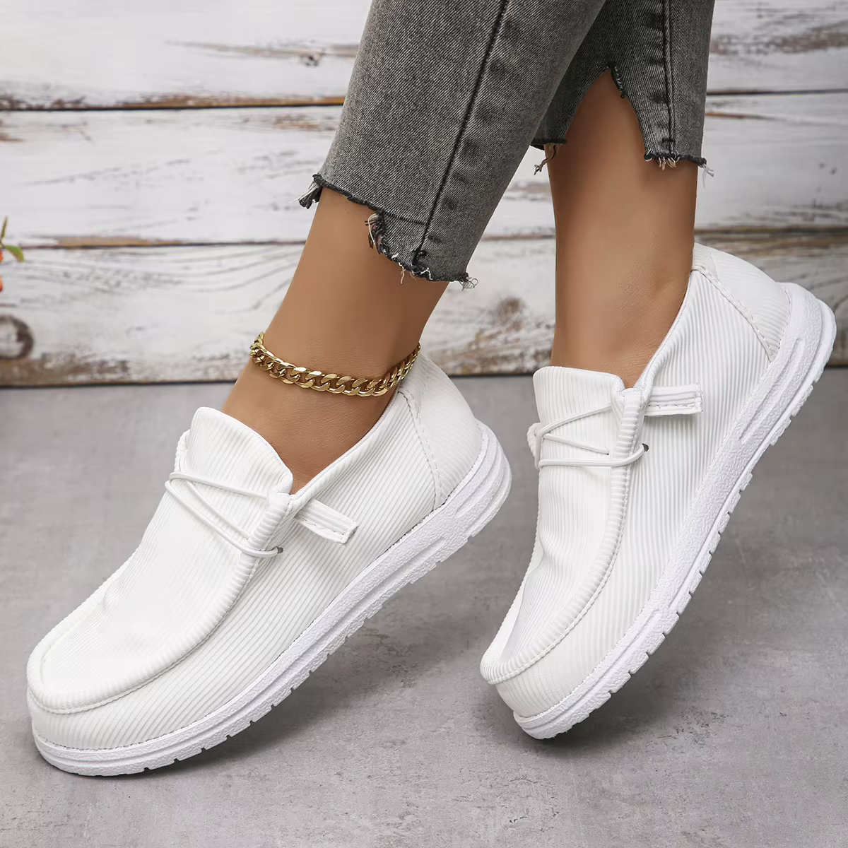 Chaussures en toile femmes été espadrilles décontractées femmes respirant tissu mocassins plate-forme chaussures femme chaussures De créateur Zapatos De Mujer