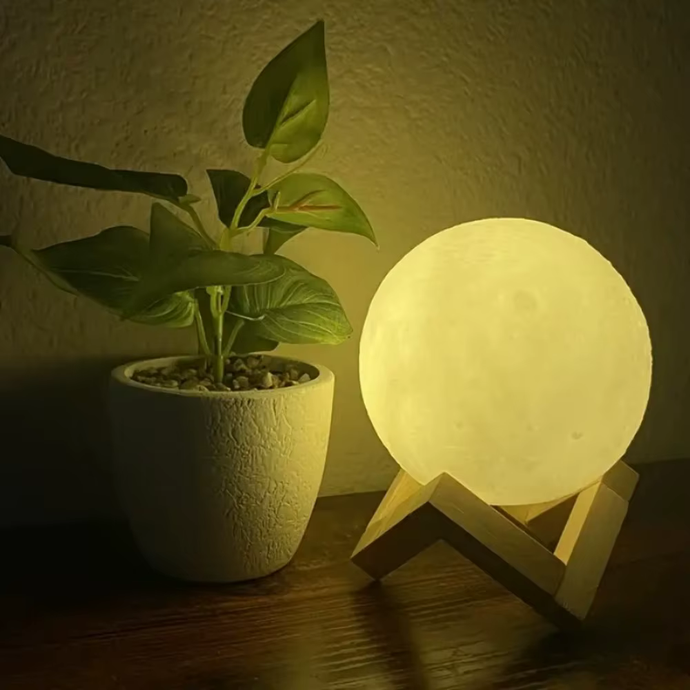 Lampe lunaire 3D, veilleuse