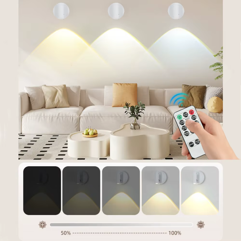 Lampe murale LED sans fil magnétique