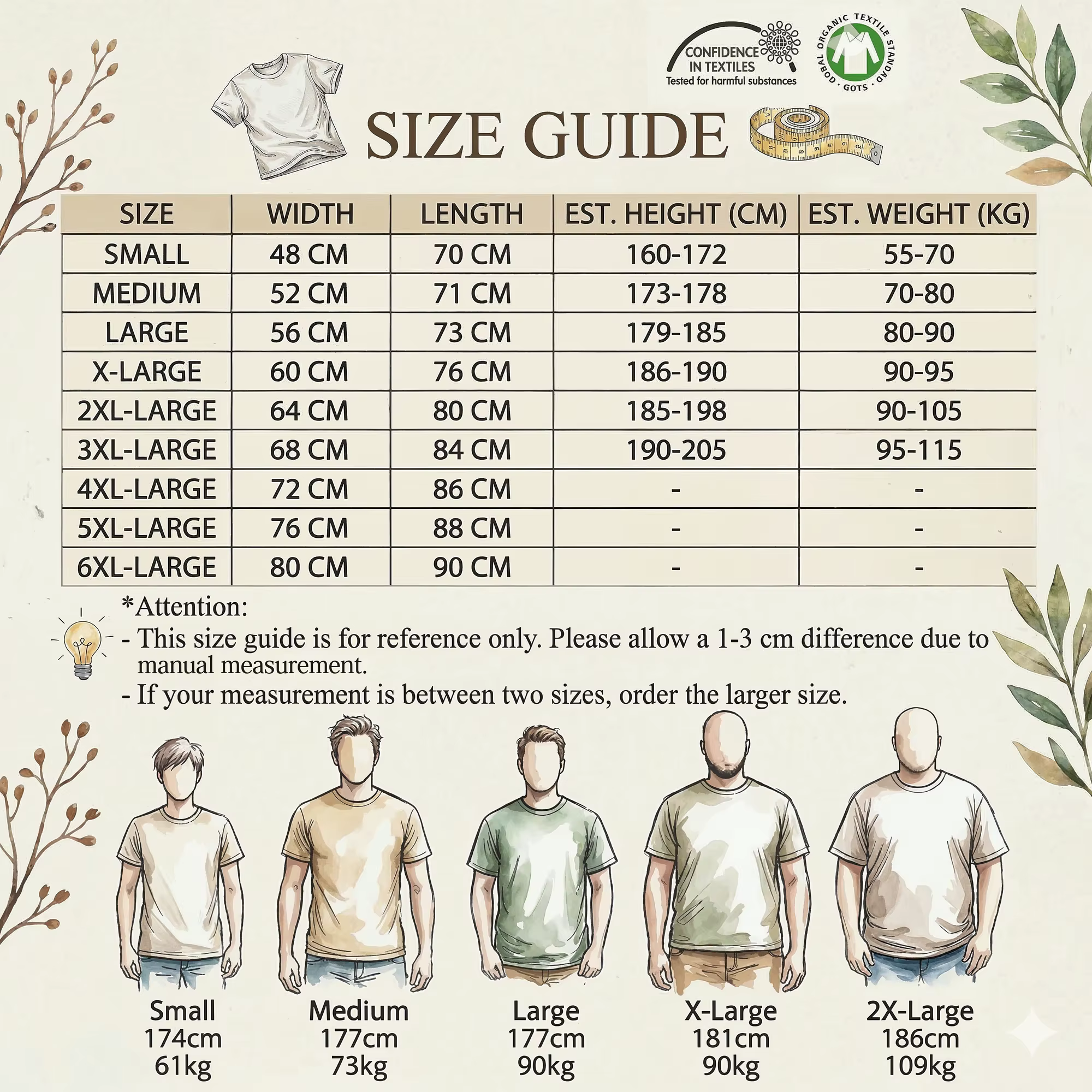 T-Shirt avec armoiries allemandes pour hommes