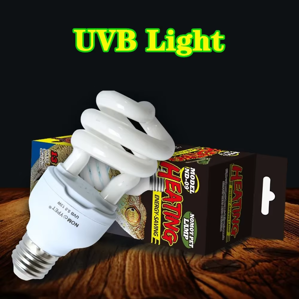 Reptile UVB 5.0/10.0 lampe ampoule désert Terrarium lampe tortue lézard serpent chaleur Calcium ampoule économie d'énergie vis filetage lumière