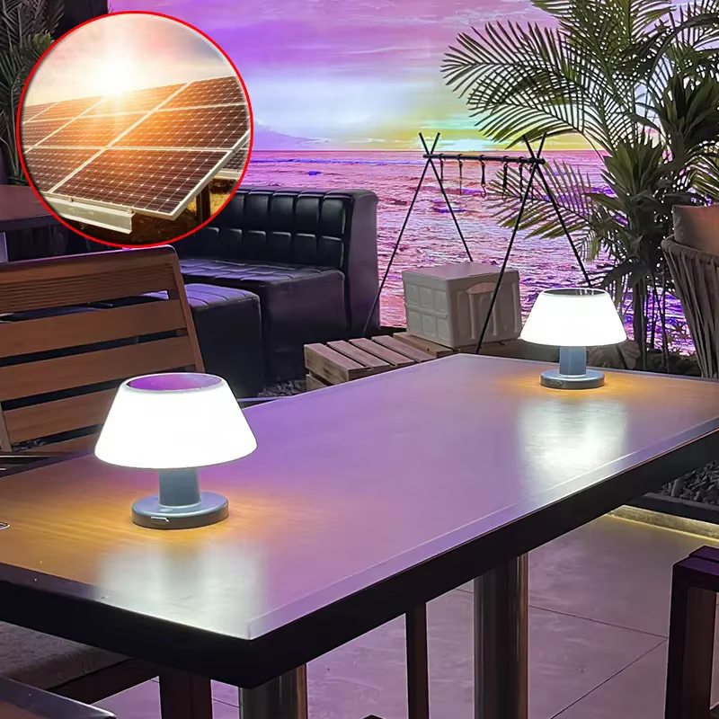 Lampe solaire de table