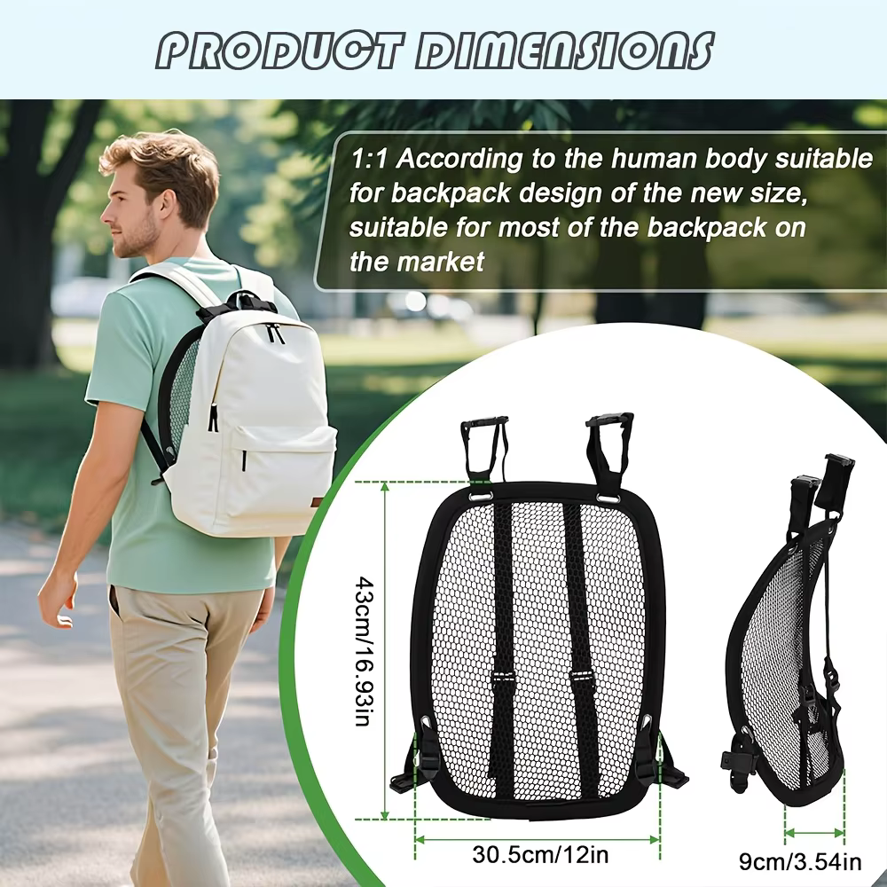 Sac à dos ergonomique avec cadre ventilé