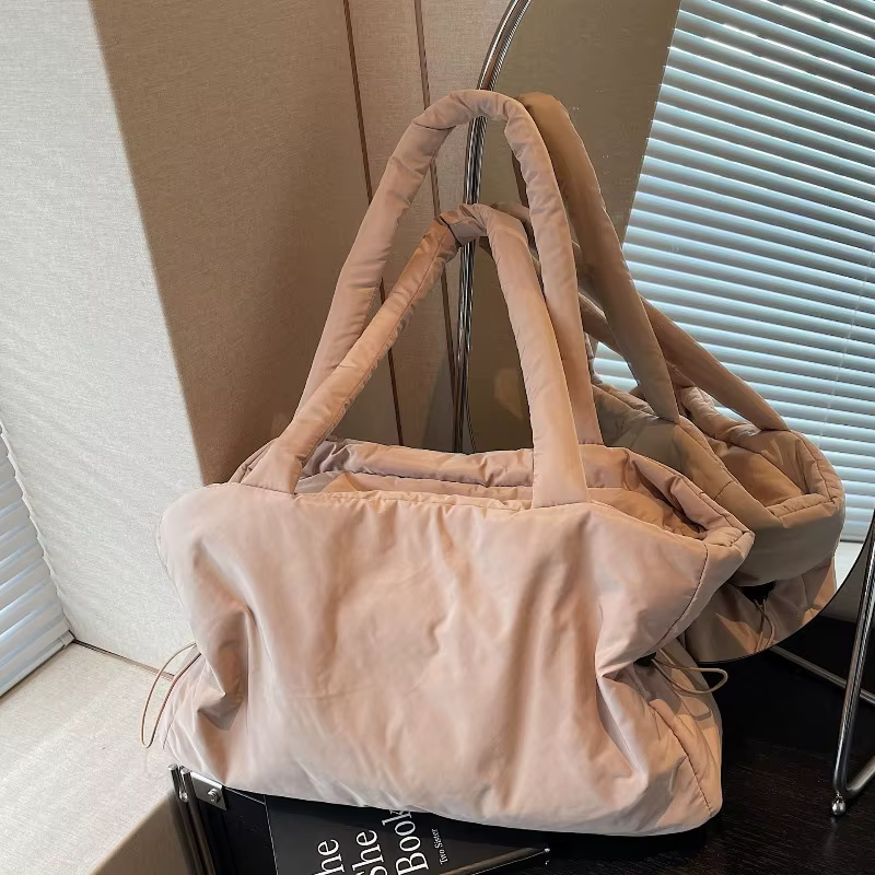 Mode hiver femmes sac à bandoulière grand Simple Shopping sac de transport