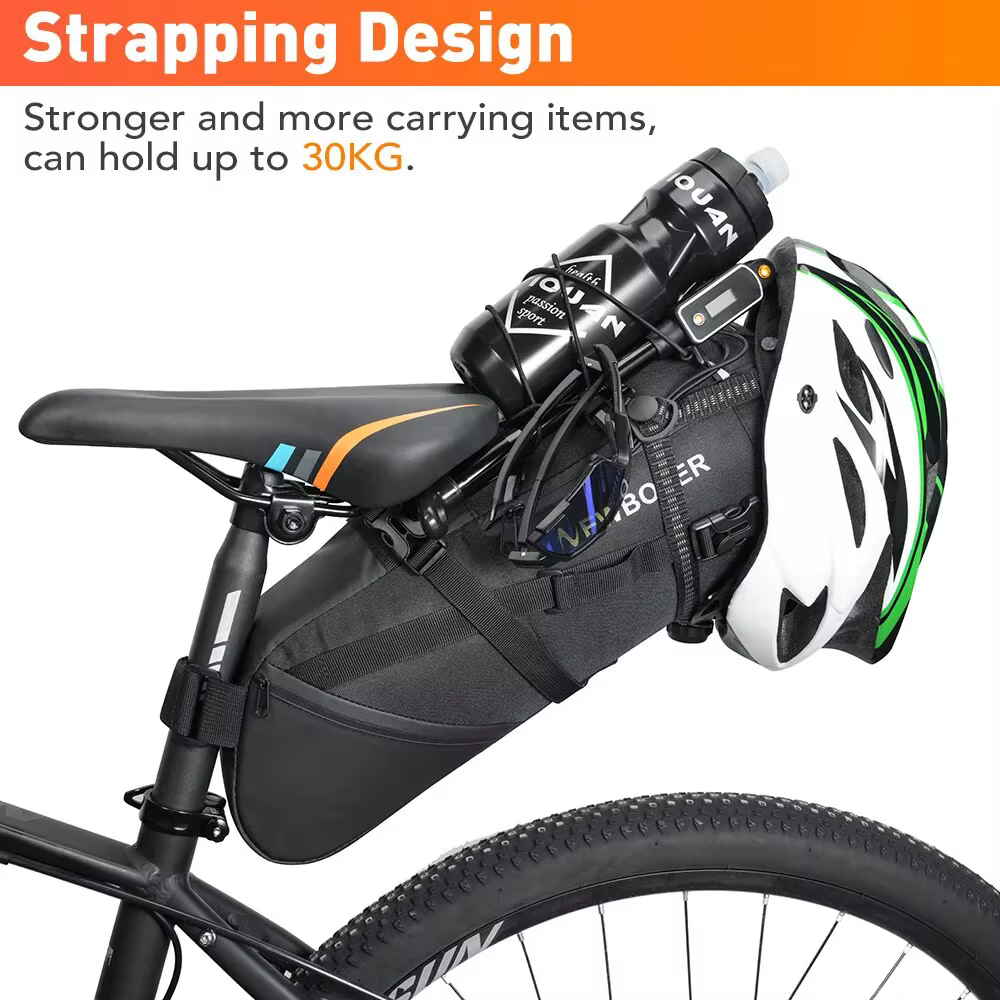 NEWBOLER sac de vélo étanche 10L grande capacité sac de selle