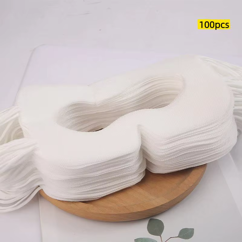 Masque facial jetable en tissu non tissé, 100 pièces, accessoires pour lunettes VR, coussinet hygiénique pour les yeux, pour verre de réalité virtuelle HTC Vive 3D