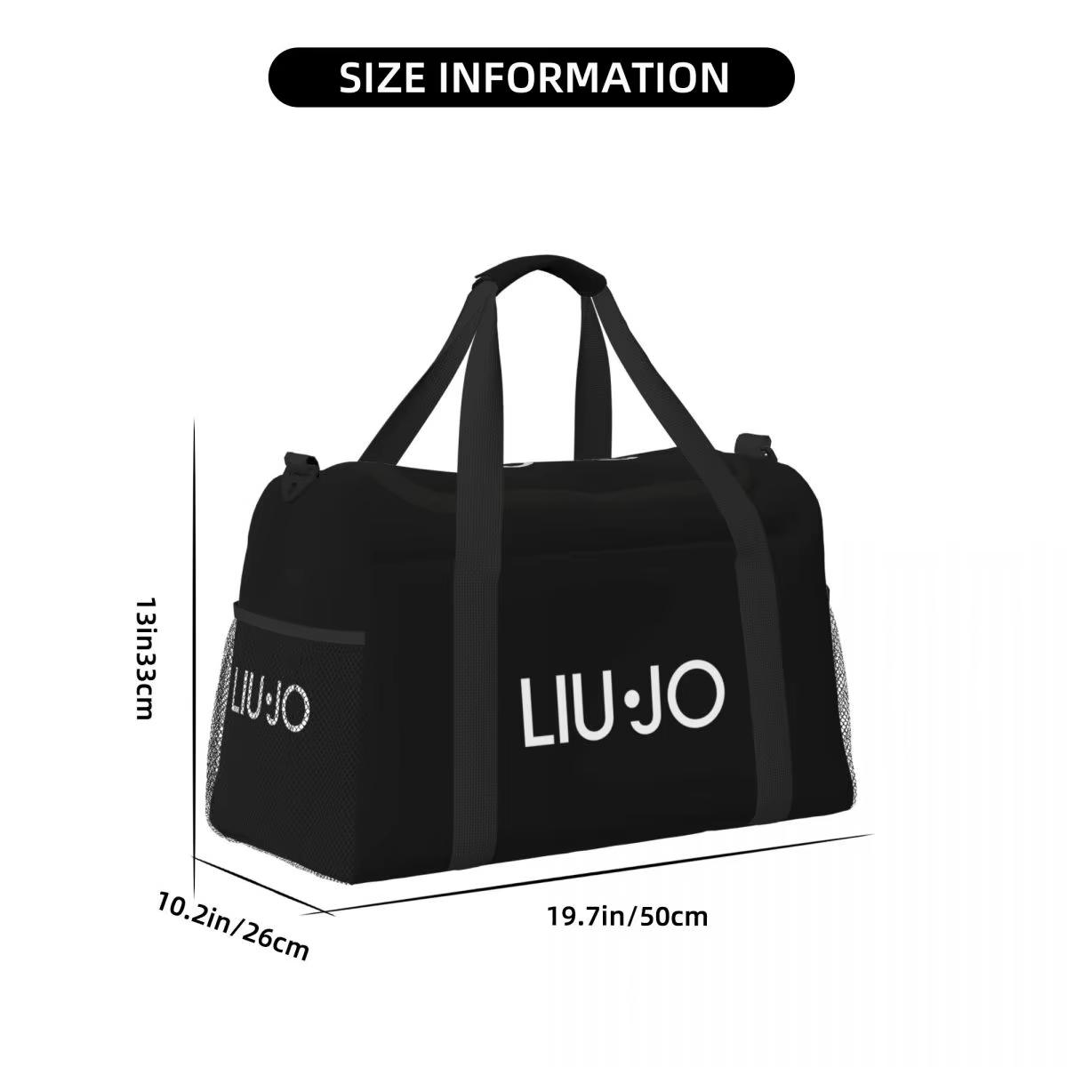 Sac de voyage portable Liu-Jo, sac de sport et de fitness de grande capacité, sac de voyage à bandoulière