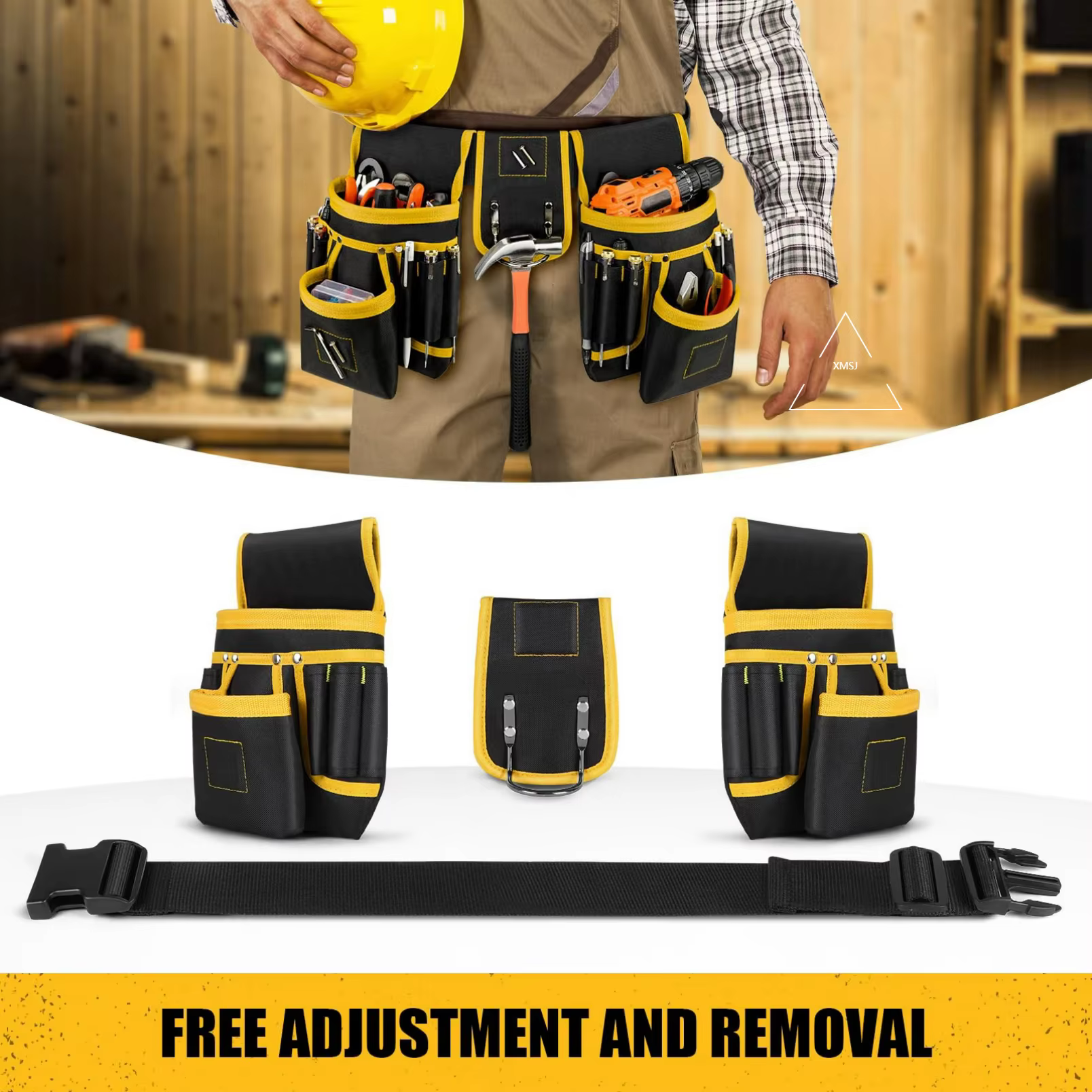 Ceinture porte-outils magnétique XMSJ pour homme