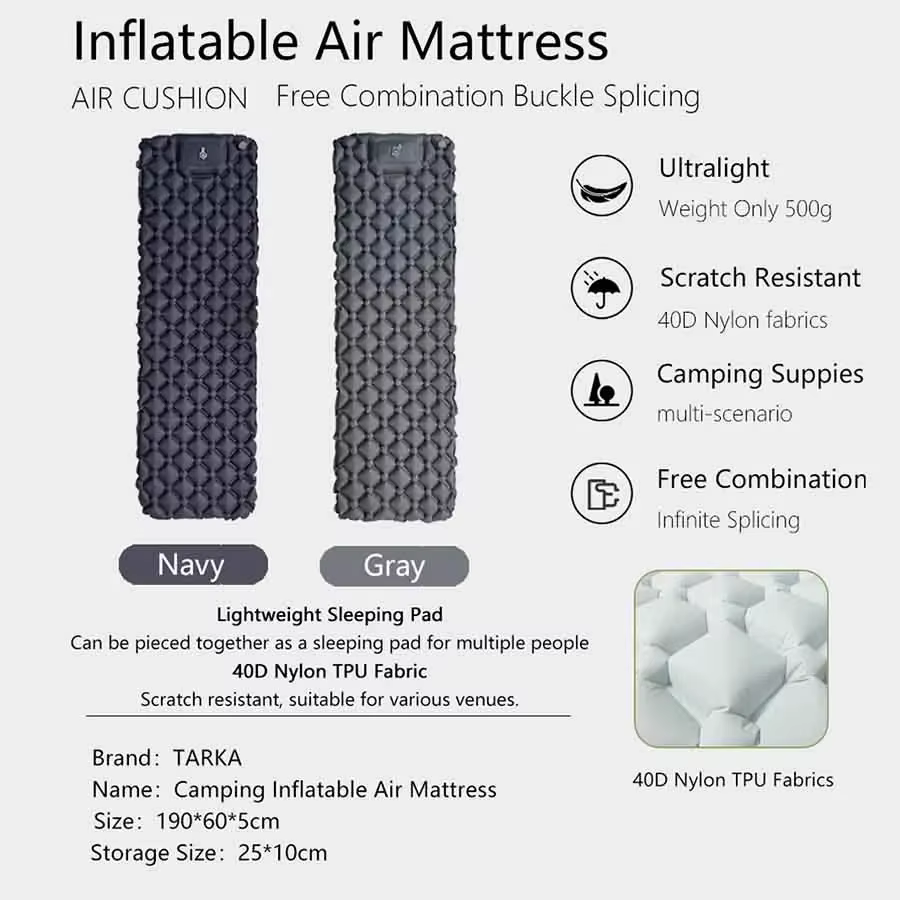 TARKA matelas gonflable tapis de Camping