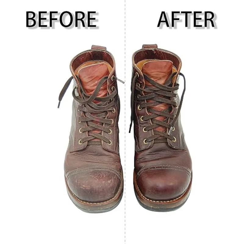 Crème de soin pour chaussures en cuir