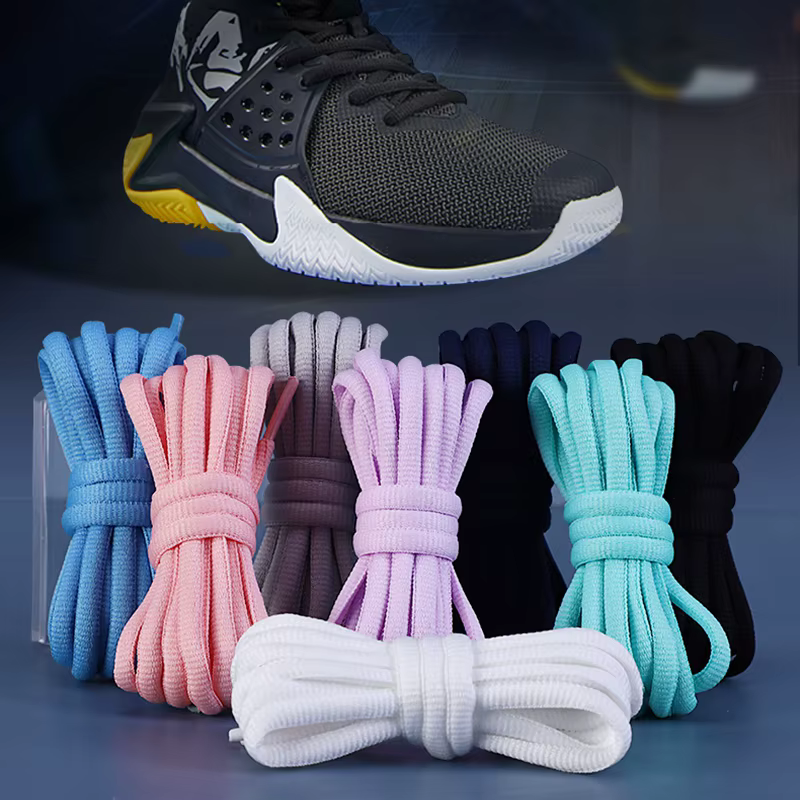 1 paire de lacets de chaussures ovales