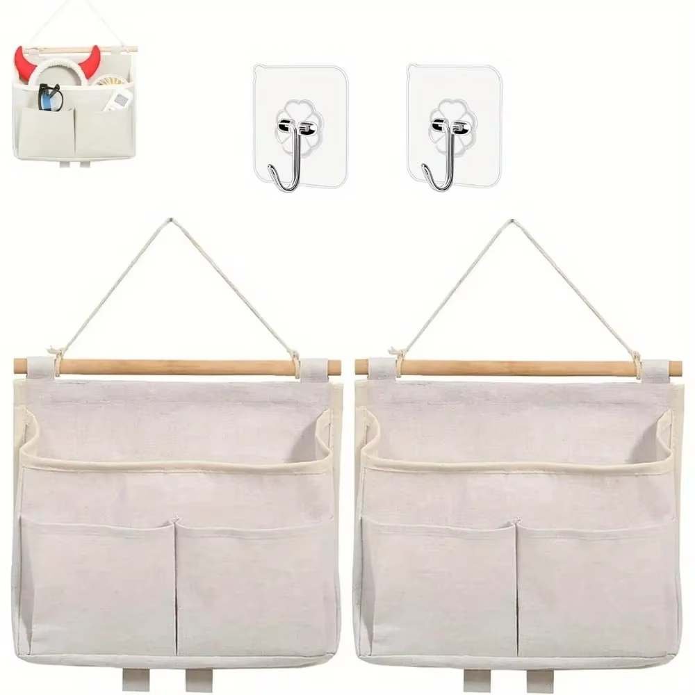 Sac de rangement suspendu pour porte murale, organisateur de sous-vêtements étanche, pochettes de rangement pour articles divers, sac de rangement mural pour placard, décoration de la maison