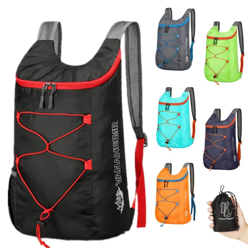 Sac à dos pliant multifonctionnel d'extérieur