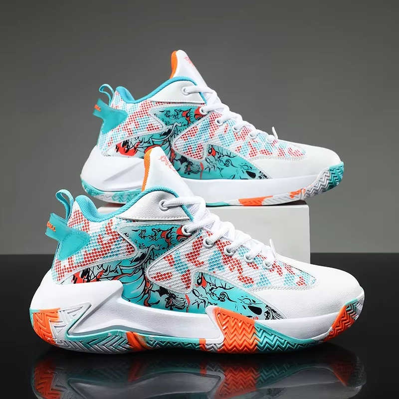 Hommes chaussures de basket-ball respirant chaussures de sport formation athlétique femmes basket-ball baskets hommes