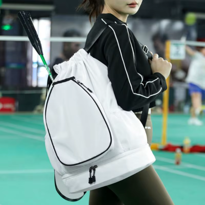 Sac à chaussures de basketball grande capacité avec cordon de serrage pour le badminton