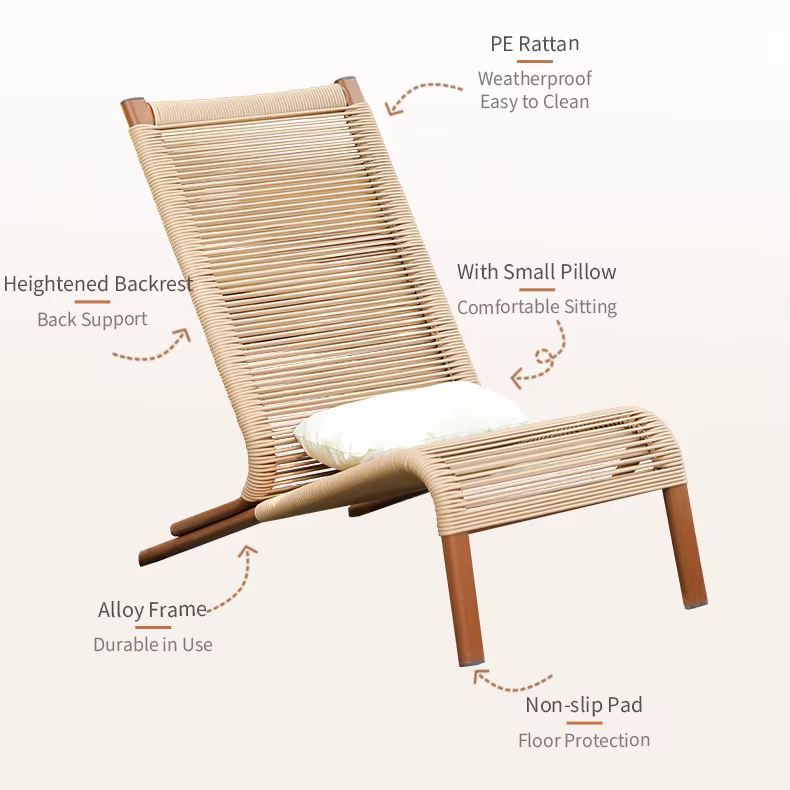 Loisirs dimanche chaise longue balcon Patio