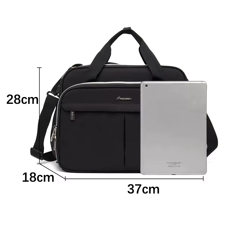 Lequeen nouveau sac de voyage de maternité pour maman sac à bandoulière noir sac à main fourre-tout séparation sèche et humide sac de poussette à couches pour bébé