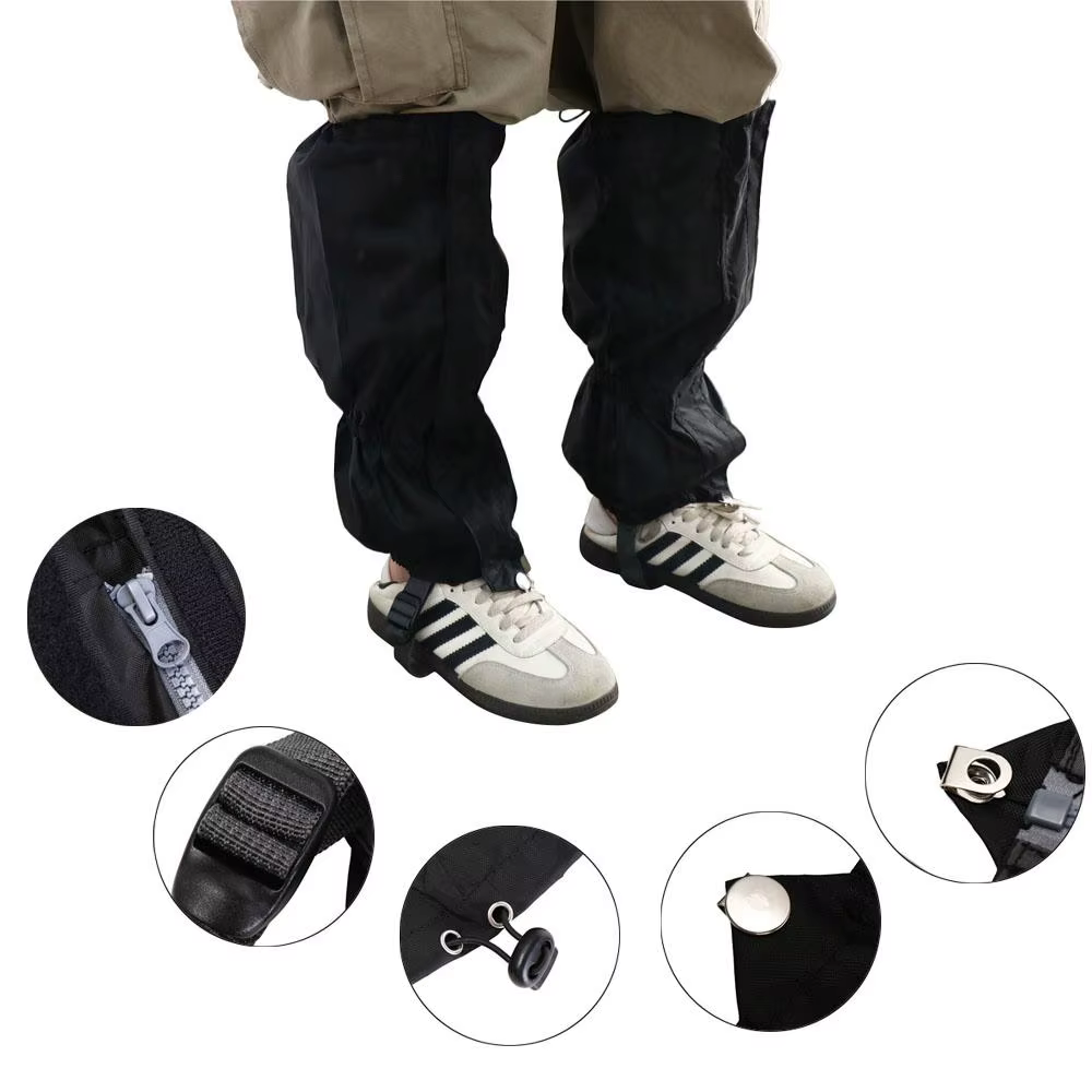 Botte de Ski guêtres imperméables couvre-pieds de neige couvre-jambes réglables Protection des jambes légère chauffe-jambes hiver touristique
