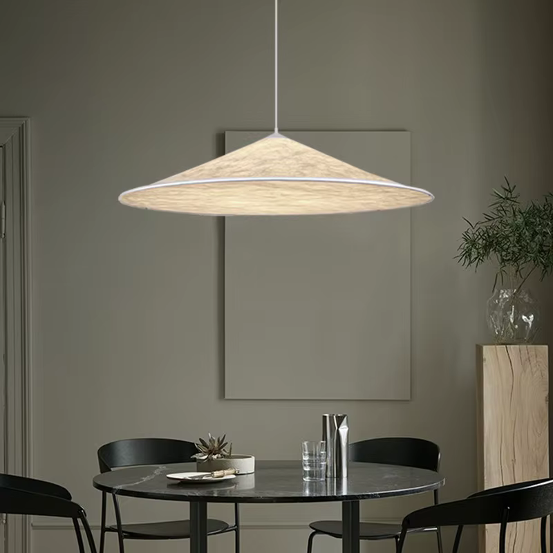 Lampe suspendue en soie japonaise, lustre créatif en tissu pour chambre à coucher, restaurant, comptoir de bar, salle à manger, décoration de la maison