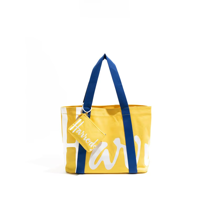 CKKUI été haute capacité Dopaamine jaune sac à provisions trajet unique épaule sac fourre-tout grande