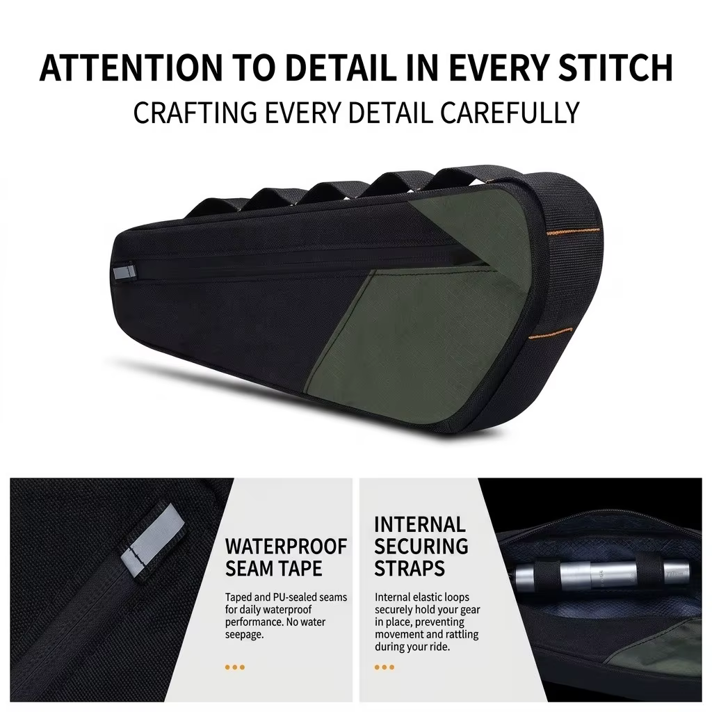 Sacoche de selle de vélo imperméable