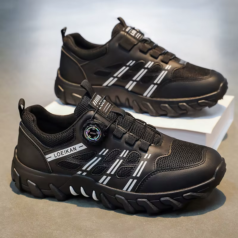LOEIKAN Chaussures de randonnée à boucle rotative pour hommes