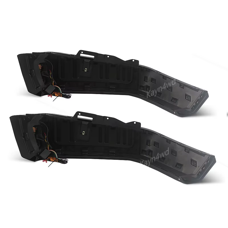 Accessoires extérieurs tout-terrain 4x4, kit de conversion JK vers JL, élargisseurs d'ailes avant avec éclairage LED pour Jeep Wrangler JK 2007-2018