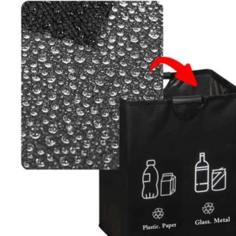 Poubelle pliable de 82 L, sac de rangement, panier de rangement pour bouteilles, capacité de 65 bouteilles, pour la cuisine, la maison et le bureau, organisateurs de déchets ménagers