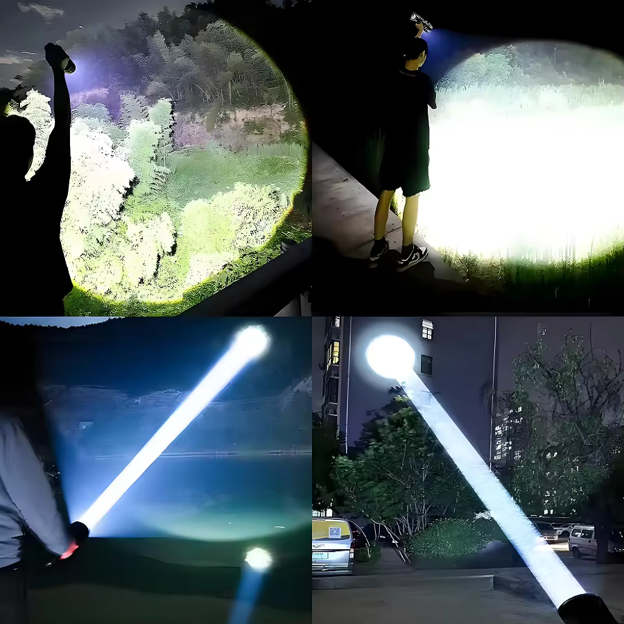 Lampe torche LED la plus puissante de 2025 – Allumage concentré