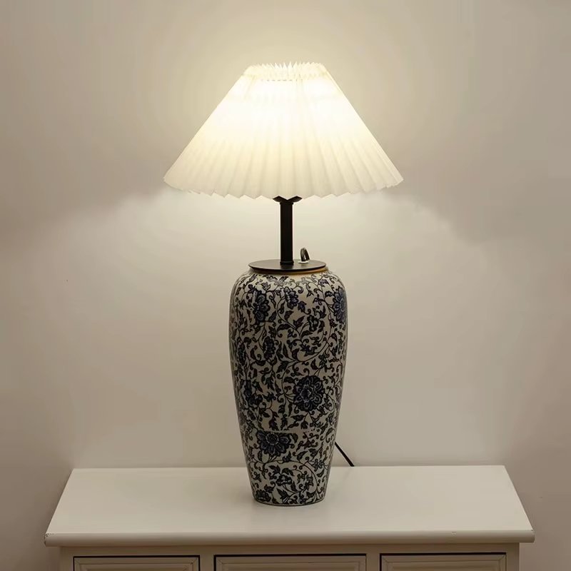 Lampe en céramique E27, lampe en verre, lampe vase, abat-jour fait main DIY pour lampe de table, support de lampe, base de lampe à fixation par ressort pour bouche de bouteille