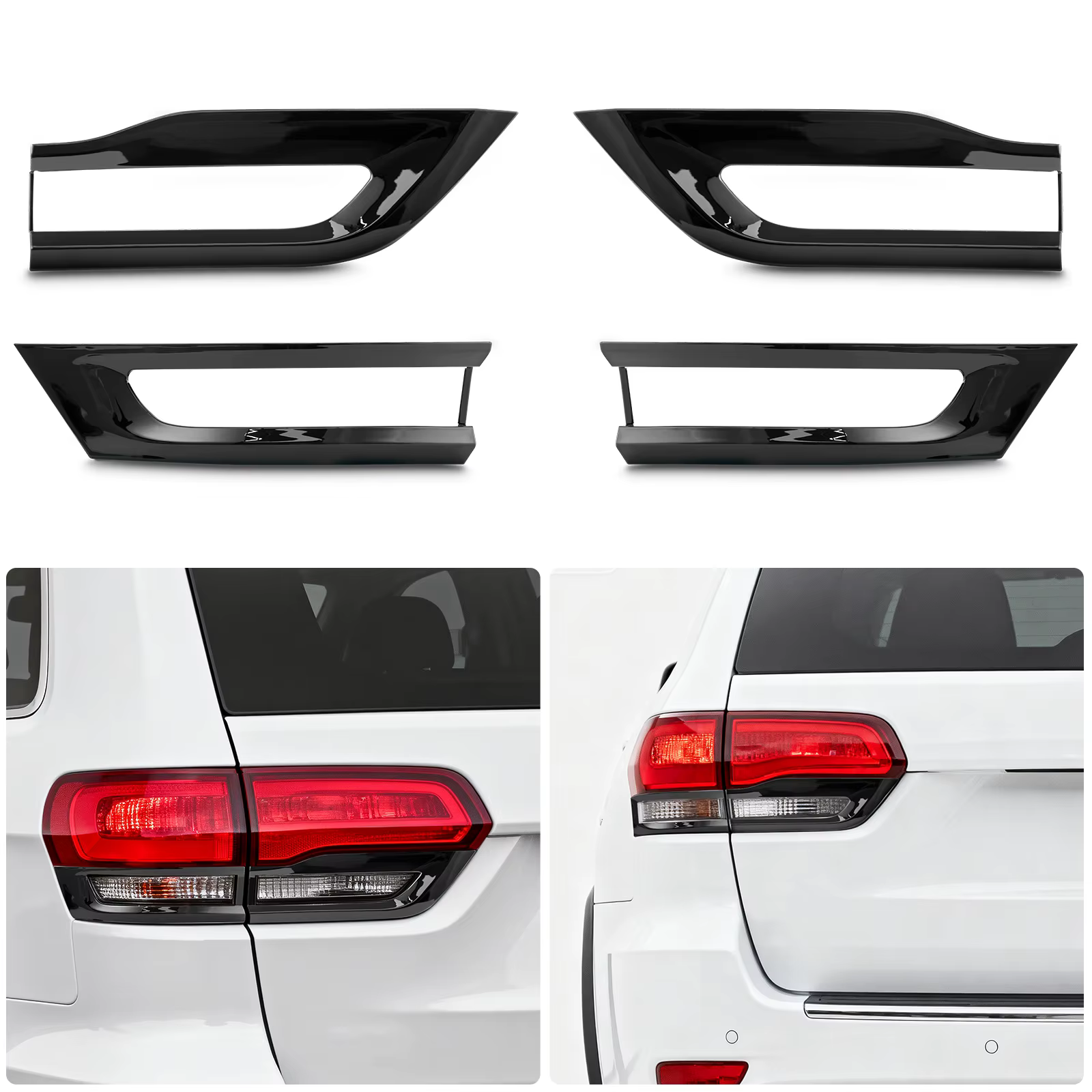 Couvercle de feu arrière de voiture, kit de lunette, accessoires automobiles pour Jeep Grand Cherokee 2014 – 2020 68220970AA 68220968AA