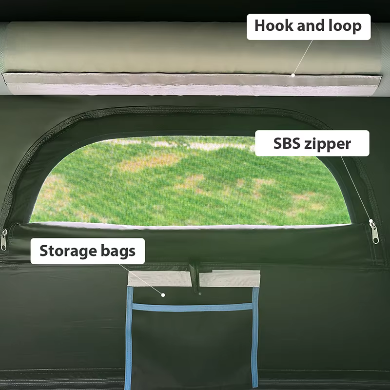 Tente pneumatique double couche directement de l'usine pour le camping – Options personnalisables