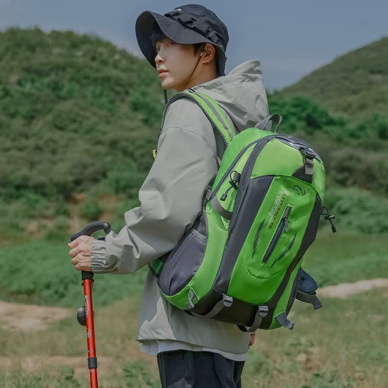 Sac à dos de sport de plein air grande capacité, sac d'alpinisme unisexe, sac à dos de voyage décontracté, sac à dos de camping et de randonnée à double bandoulière