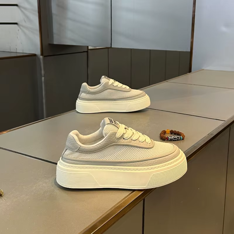 Chaussures de sport décontractées pour hommes, confortables, antidérapantes, pour la course en plein air, à la mode, à lacets, plateforme, chaussures vulcanisées rétro, printemps-automne