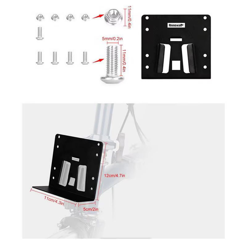 Sac adaptateur avant de vélo pliable en aluminium pour Bromptons, accessoires de cyclisme