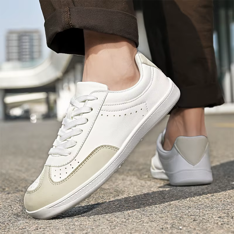 ELUVA chaussures pieds nus pour hommes boîte à bout large zéro goutte baskets minimalistes confortable course marche