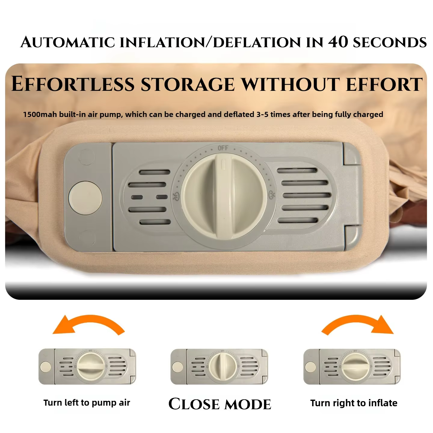 Matelas gonflable d'extérieur MOUNDAINHIKER