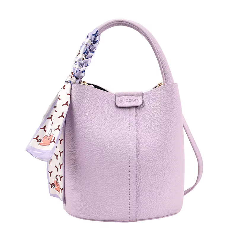 Sac seau tendance pour femme, style automne 2025, sac à main, sac bandoulière, sac à porter sur l'épaule, en PU, petite taille