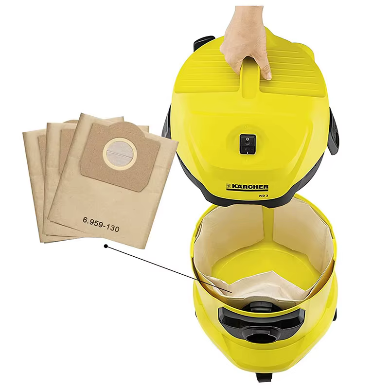 Sac à poussière pour aspirateur KARCHER WD3 Premium WD 3,300 M WD 3,200 WD3.500 P 6,959-130 RB88 RU100 RU101 A2204 A2656