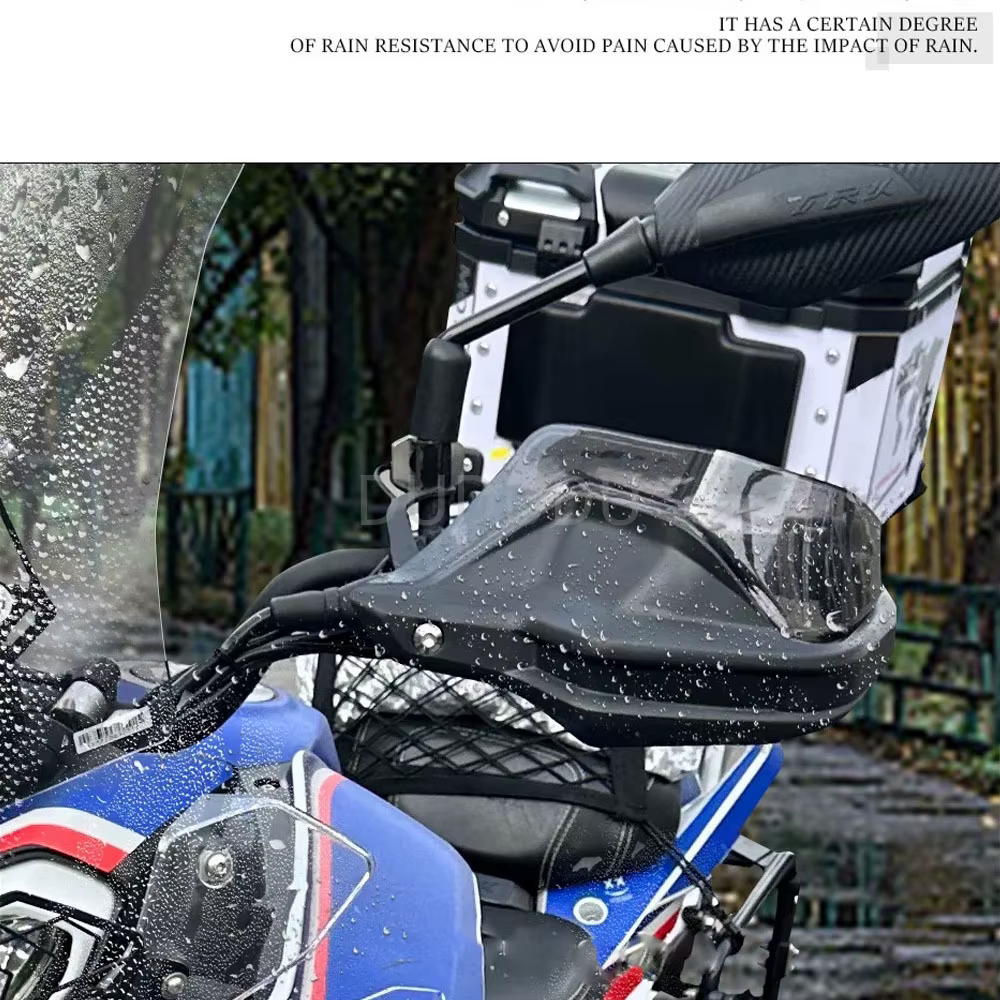 Protège-mains de moto avec logo