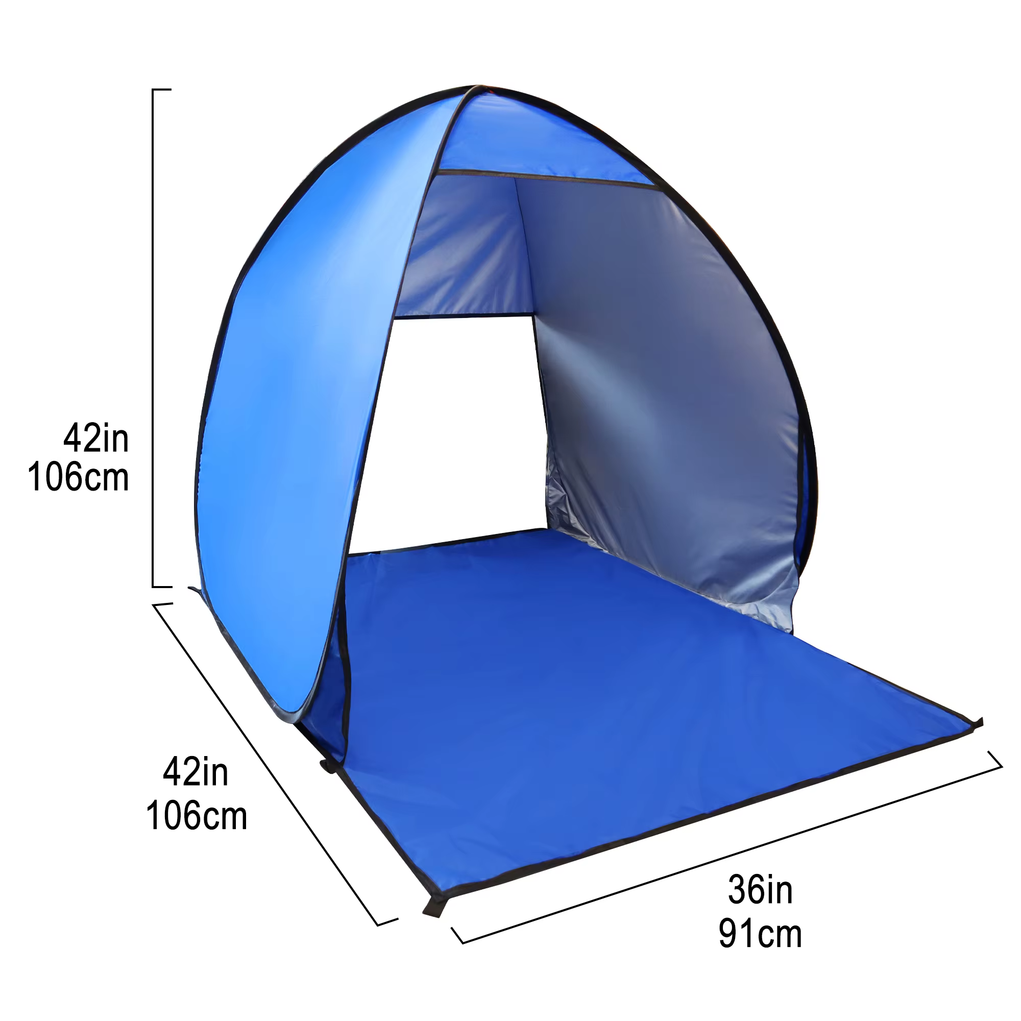Abri solaire de tente de plage pop-up pour le camping d'été-auvent