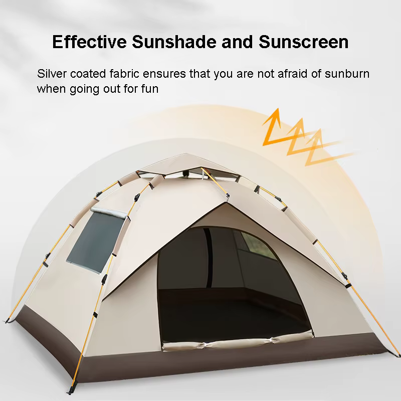 Tente de camping étanche à ouverture rapide automatique