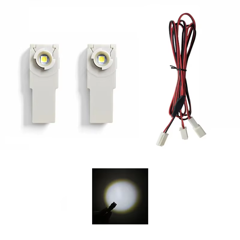 Lampe pied LED avec fil, 2 pièces, pour Toyota Mazda Subaru Yaris Camry Corolla, lumière intérieure, connecteur d'éclairage