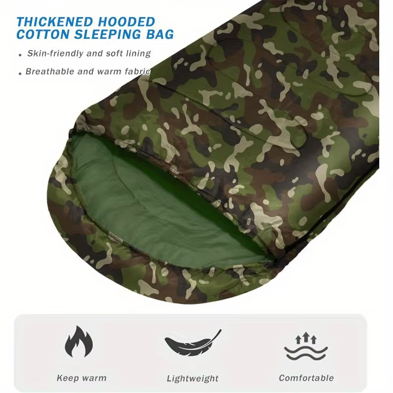 Enveloppe numérique Camouflage sac de couchage Camping en plein air