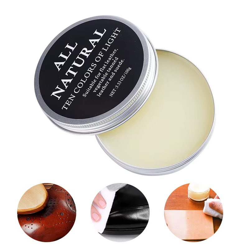 Crème à l'huile de vison 30ml/50ml/100ml, pour chaussures en cuir, sacs, crème de soin du cuir, crème d'entretien du cuir, accessoires d'artisanat du cuir