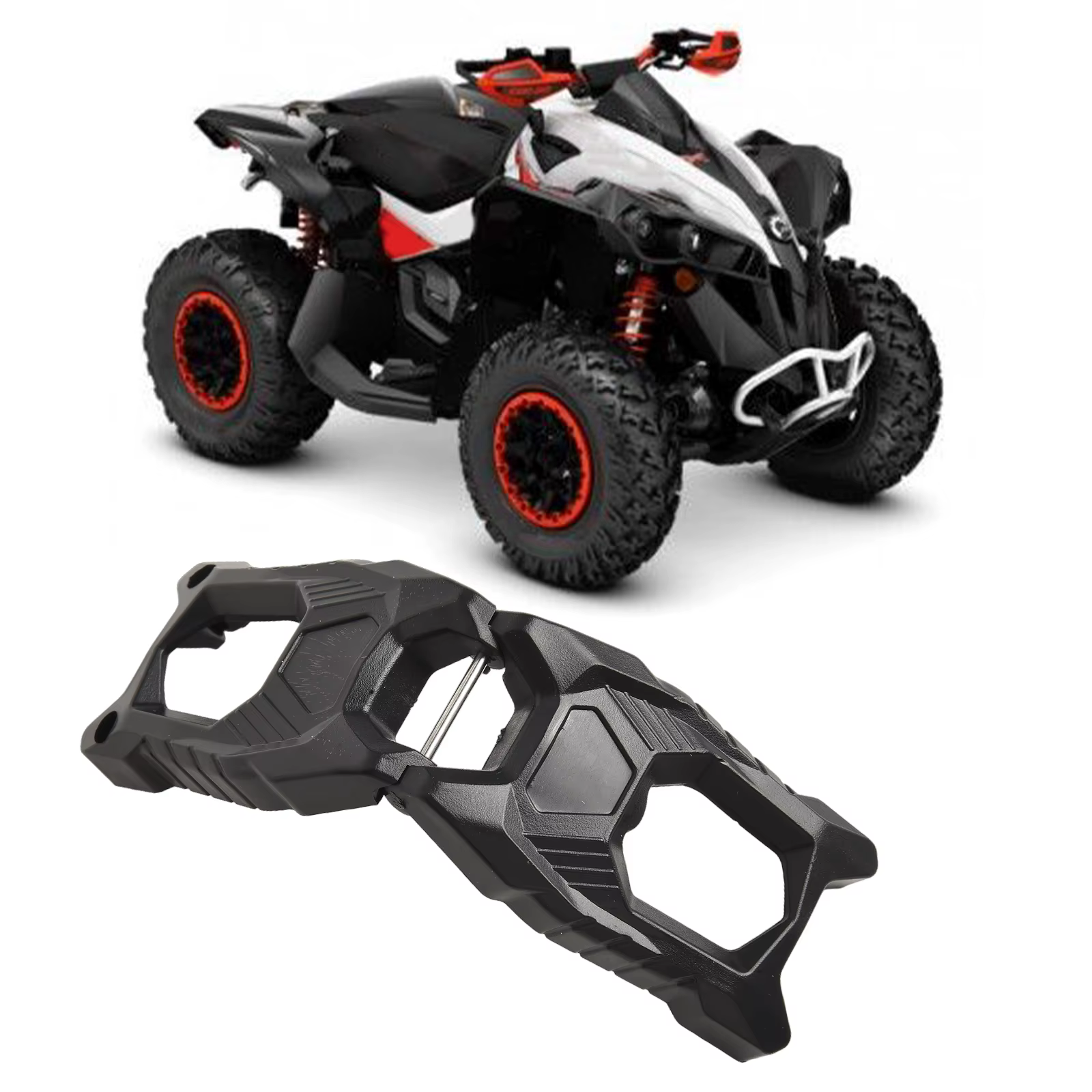 Étui pratique pour clés Can Am Ryker 600 900, Design élégant, en plastique résistant aux rayures, Installation facile